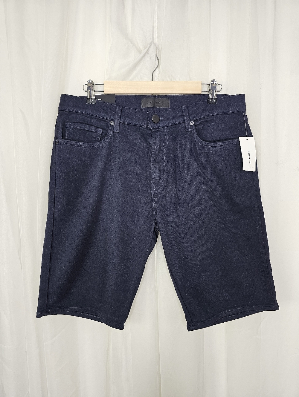 J Brand Eli Short Relaxed Fit Blue Indigo Seriously Soft Discontinued Sz 34 New